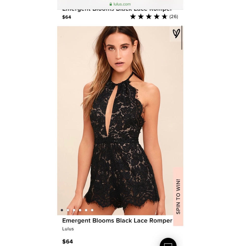 NWT Lulu’s Romper